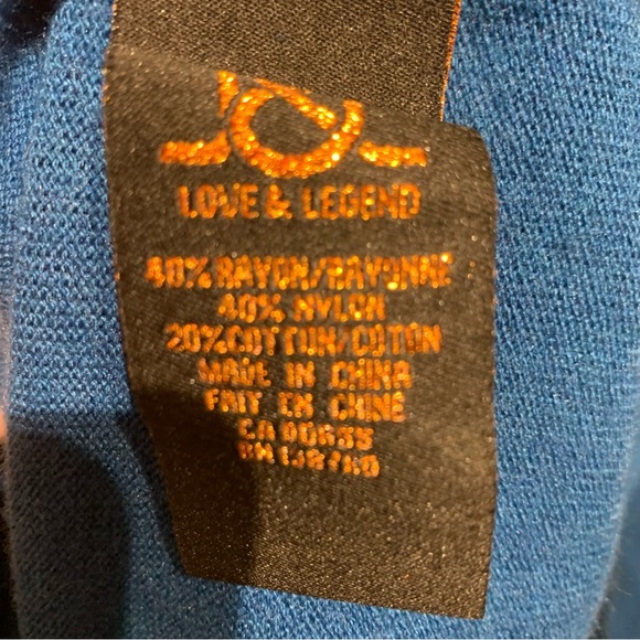 Love & Legend fringe sweater 1X - Picture 8 of 8